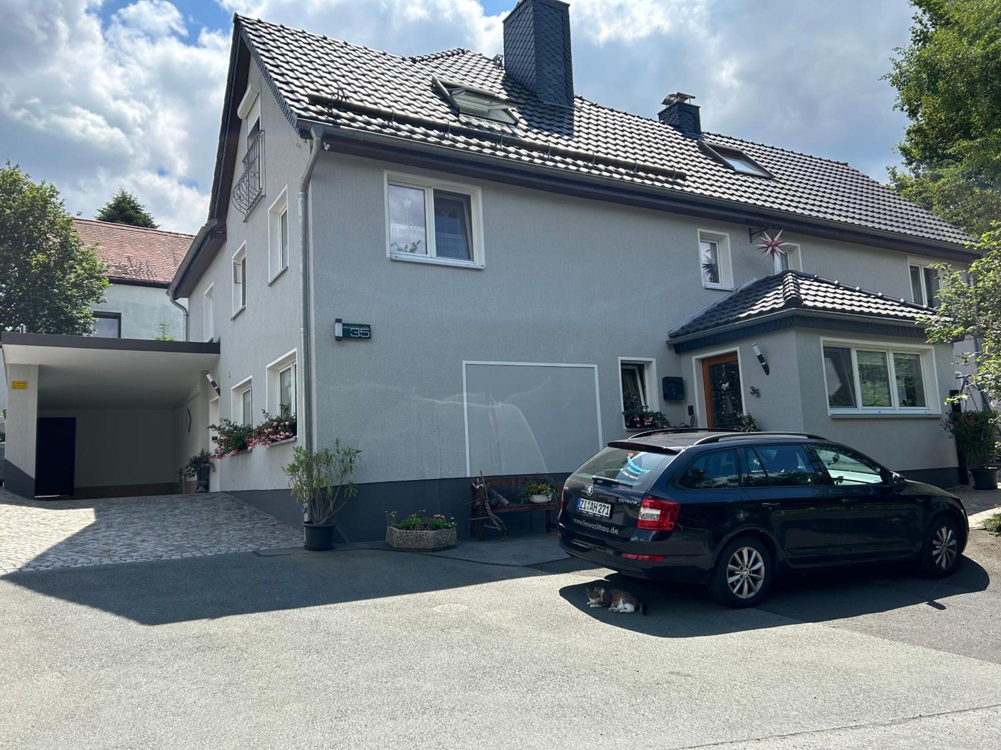 Ferienhaus Zittau Oberlausitz & Ferienwohnung Am Hamann Berg Eksteriør bilde